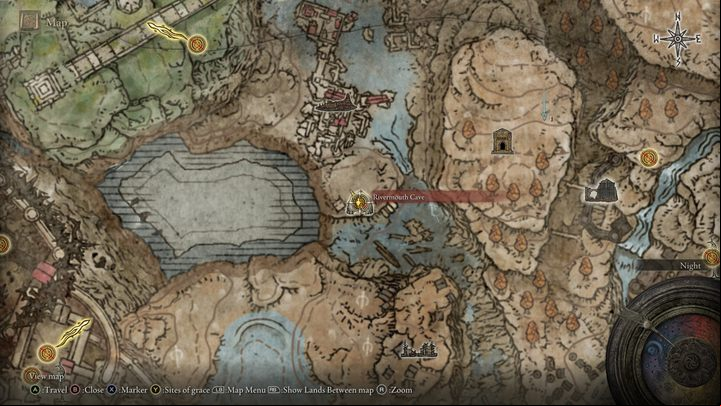 47 - Shadow of the Erdtree: All Sites of Grace in minor regions map - Secrets and Collectibles - Elden Ring Guide