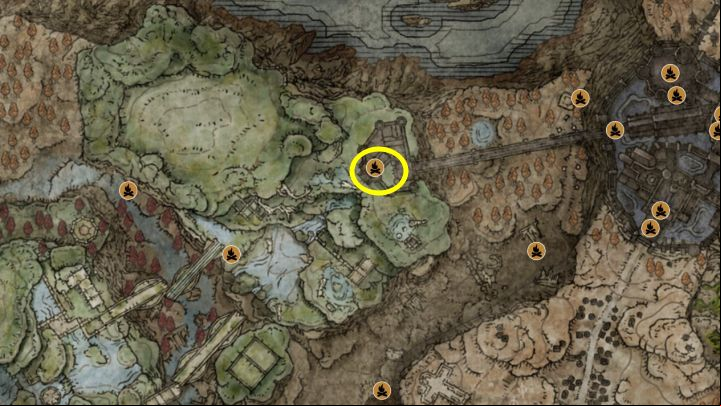 This is a large region in the northwestern part of the map - Shadow of the Erdtree: All dungeons, catacombs and caves - Secret locations - Elden Ring Guide