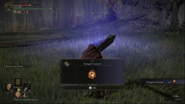For defeating the Ancient Hero of Zamor in Weeping Peninsula, you will receive runes (5400) and Radagon's Scarseal amulet - Elden Ring: How to beat Ancient Hero of Zamor? - Weeping Peninsula - Elden Ring Guide