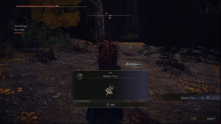For defeating Crucible Knight Siluria, you will receive Runes (25,000) and a great spear called Siluria's Tree - Elden Ring: How to beat Crucible Knight? - Stormhill - Elden Ring Guide