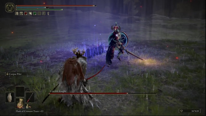 Crucible Knights fight very aggressively, most often using a sword - Elden Ring: How to beat Crucible Knight? - Stormhill - Elden Ring Guide