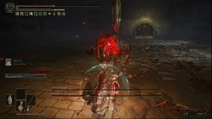 When you eliminate the Crucible Knight, Ordovis will become more aggressive - Elden Ring: How to beat Crucible Knight? - Stormhill - Elden Ring Guide