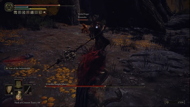 Crucible Knight Siluria does not use a shield - Elden Ring: How to beat Crucible Knight? - Stormhill - Elden Ring Guide