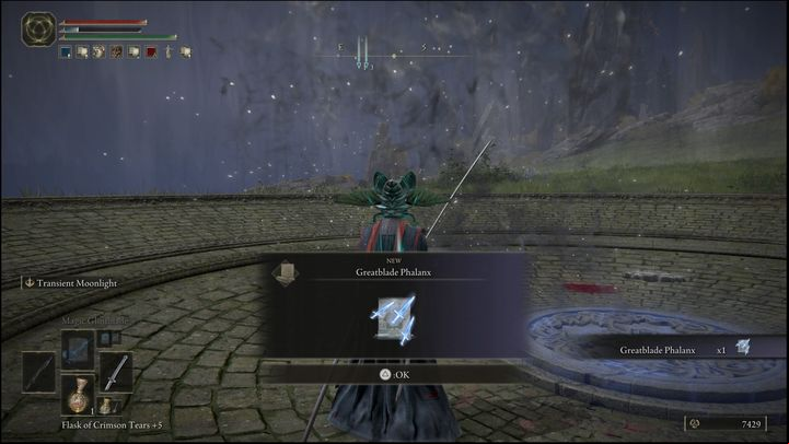 For defeating Bols, the Carian Knight, you will receive a spell, the Greatblade Phalanx and 4600 Runes - Elden Ring: How to beat Bols, Carian Knight? - Liurnia of the Lakes - Elden Ring Guide