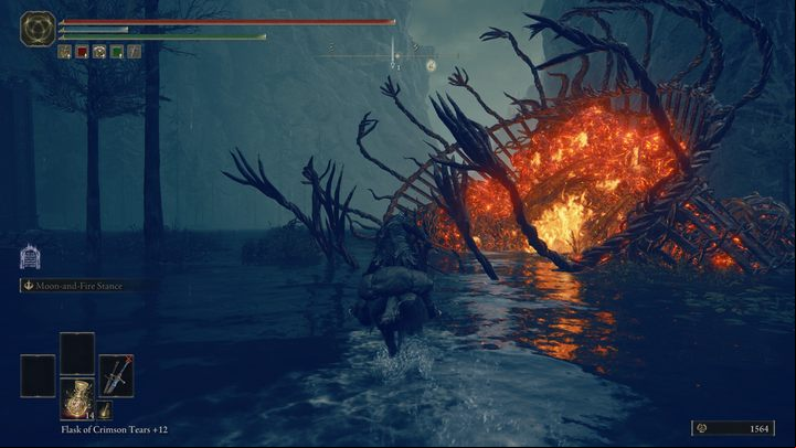 Follow the river by heading south - Shadow of the Erdtree: How to reach the Abyssal Woods? - Secret locations - Elden Ring Guide