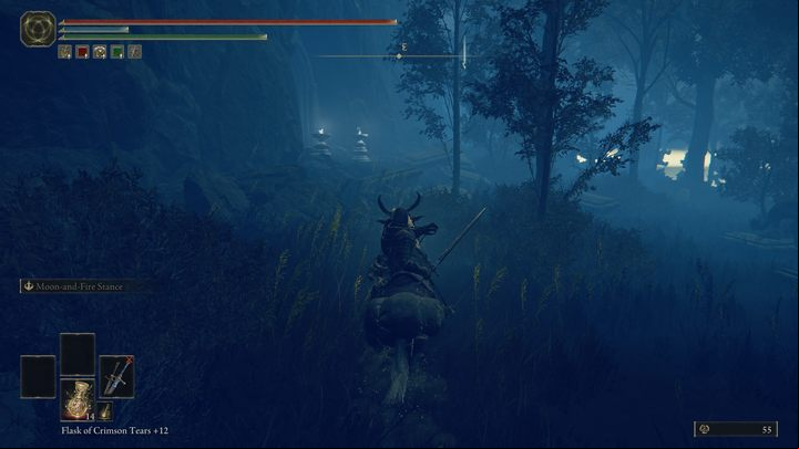 Once you get to the bottom, head east, following the rock wall - Shadow of the Erdtree: How to reach the Abyssal Woods? - Secret locations - Elden Ring Guide