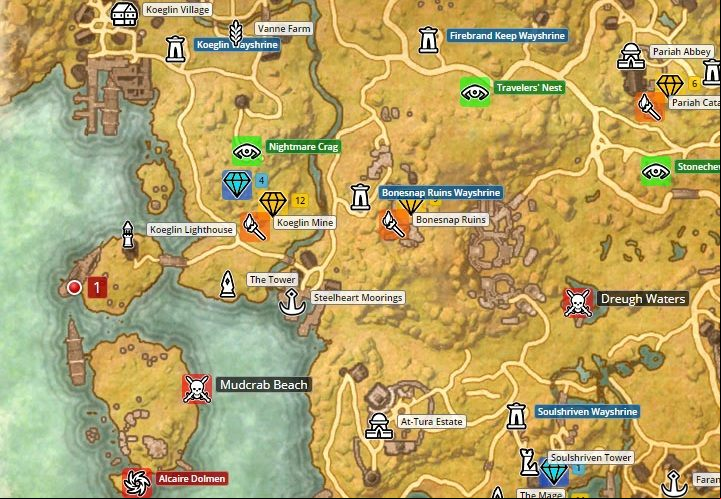 Map of Stormhaven. - Psijic Order missions in The Elder Scrolls Online Summerset - Psijic Order - The Elder Scrolls Online Guide