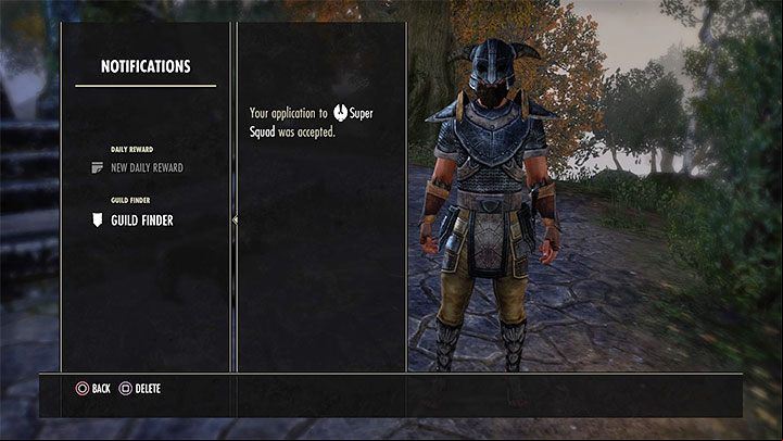 In TESO, you can one of the existing player guilds or create your own guild - ESO: Best starting tips - Game guide - The Elder Scrolls Online Guide