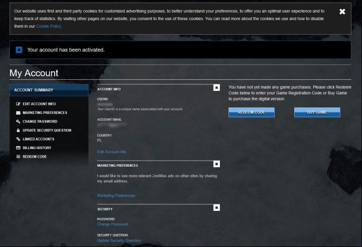You can now to your new - ESO: Elder Scrolls Online - how to create? - Starting the game - The Elder Scrolls Online Guide
