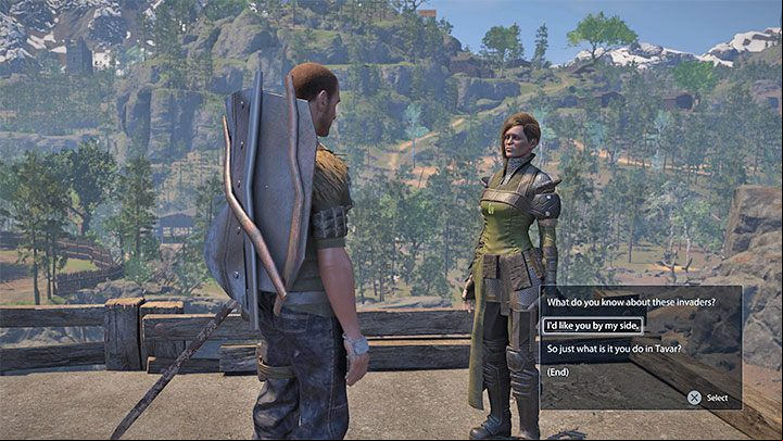 After dealing with the Morkons, you have to return to Caja and choose the dialogue option saying that you would like to see her by your side - Elex 2: Companions - where to find, how to unlock? - Exploration of the game world - Elex 2 Guide