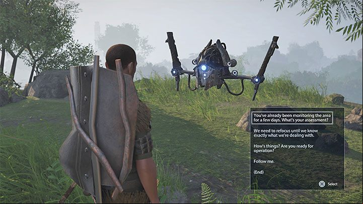 After reaching the indicated place, you will trigger cut-scene of finding the drone - Elex 2: Companions - where to find, how to unlock? - Exploration of the game world - Elex 2 Guide