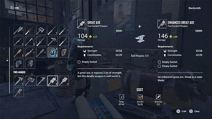 In this case apart from having two identical weapons you also need other crafting materials - Elex 2: Crafting - how to craft, types of crafting - Basics - Elex 2 Guide