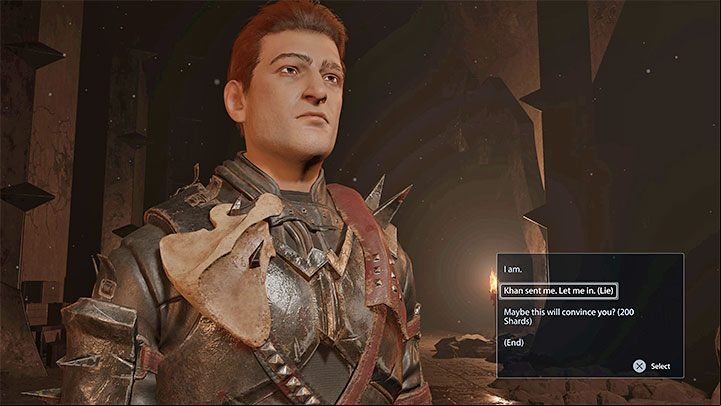 When talking to NPCs, in addition to regular dialogue options, you might also be able to select choices, which can be recognised by the brackets next to given selections - Elex 2: Conversations with NPCs and special dialogue options - Basics - Elex 2 Guide