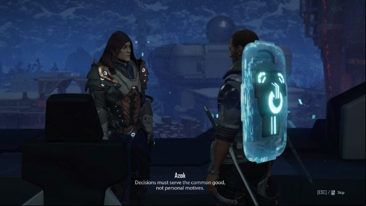 In the Depository, talk to Irissa and then to Azok - Elex 2: An Alb Agent (Ignadon) - walkthrough - Ignadon (Missions in the Depository) - Elex 2 Guide
