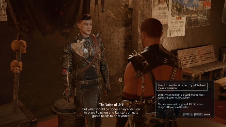 Now go see the Voice of Jax - this character was known as the Voice of Khan before, and you know already know them from the Morkon Values quest - Elex 2: The Duties of an Overseer - Morkon - Elex 2 Guide