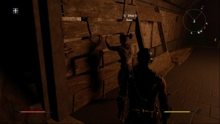 If you decided to send the slaves to work, Ruben will be grateful for your help and will inspect the tunnel with you - Elex 2: The Duties of an Overseer - Morkon - Elex 2 Guide