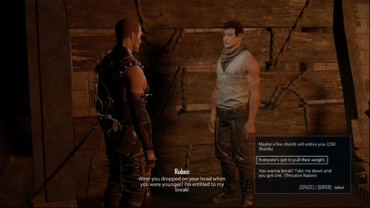 If you decided to kill or free the slaves, Ruben and the remaining miners won't work for you - Elex 2: The Duties of an Overseer - Morkon - Elex 2 Guide
