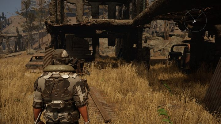 Look for the ruins of the building - inside, you will find the bodies of two Albs - Elex 2: A Poachers Stolen Goods (Carakis) - walkthrough - Carakis - Elex 2 Guide