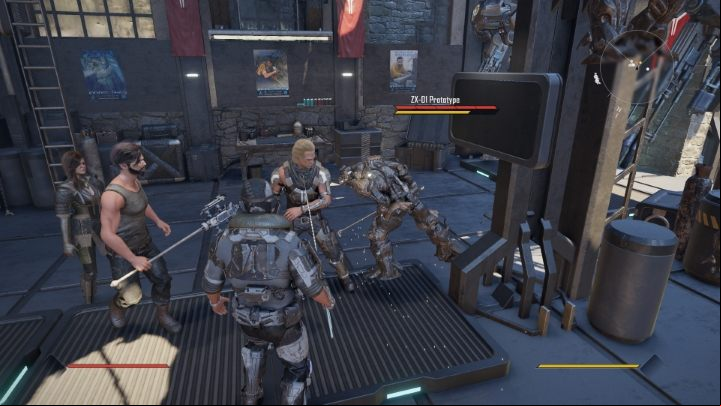The mission is very short - right after activating the prototype, it will attack nearby characters - Elex 2: Test Prototype ZX-01 (Carakis) - walkthrough - Carakis (Missions in the Castle) - Elex 2 Guide