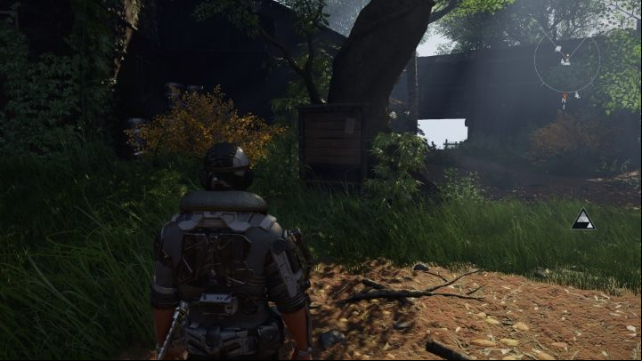 The notice board in Fort can be found next to Chloe's bar - Elex 2: Words of Faith (Carakis) - walkthrough - Carakis (Missions in the Castle) - Elex 2 Guide