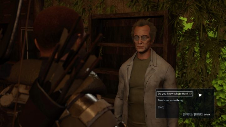Go back to the Fort and head to the place where you spoke to Hank - he won't be there - Elex 2: Bartering with Hank (Tavar) - walkthrough - Tavar - Elex 2 Guide