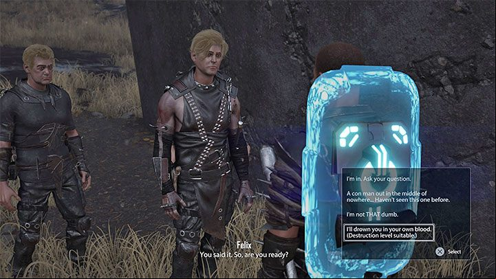 Destruction may also affect the availability of unique dialogue options - Elex 2: Destruction - reputation system - Basics - Elex 2 Guide