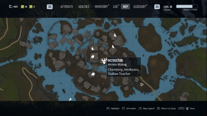 The Instructor can be found in the upper area of the Crater but you can only use his services after ing the Outlaws - Elex 2: Skill Trainers - list - World Map - Elex 2 Guide