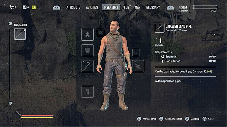 Throughout the game, you can find items marked as Damaged along with other loot - the picture shows an example of a damaged melee weapon - Elex 2: Gear repair - is it required? - Fight - Elex 2 Guide