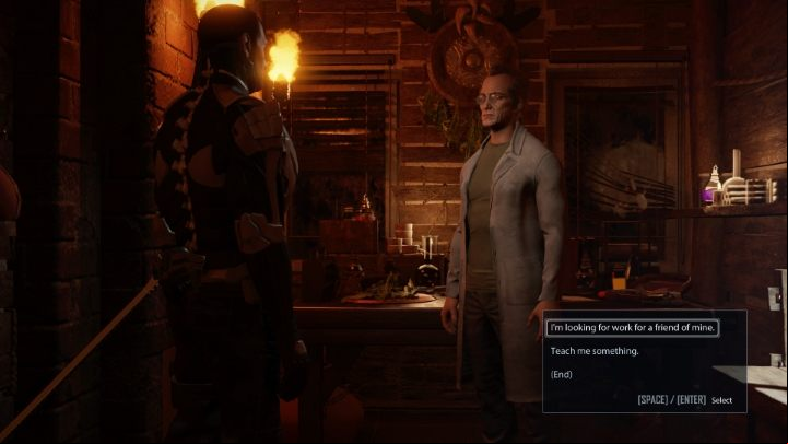 Tilas will agree to accept Vakis to work, but first you need to discuss pay with him - Elex 2: The Duties of a Scout - walkthrough - Albs - Elex 2 Guide