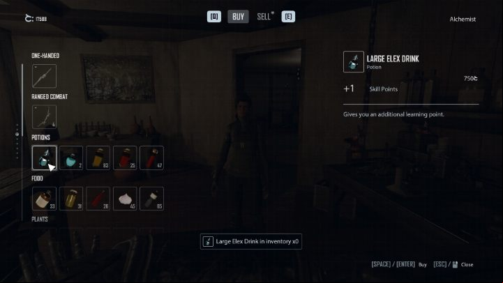 Large Elex Drink adds 1 ability point - Elex 2: Elex drinks - small, medium and large - World Map - Elex 2 Guide