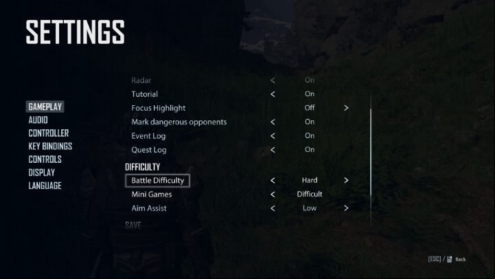 The main setting that affects the gameplay is the difficulty level - Elex 2: Difficulty levels - Basics - Elex 2 Guide