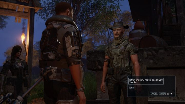 Hank is near the alchemist's house in the Fort - Elex 2: Hank - should you give him crystals? - Campaign and quests - Elex 2 Guide