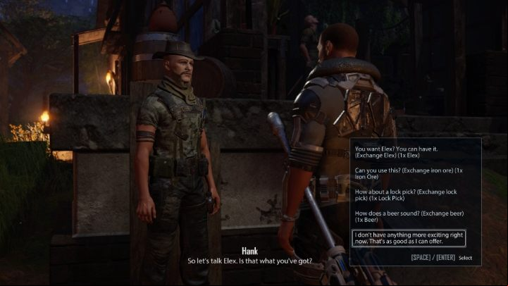 If you agree, come back to the same location after 2-3 days - Elex 2: Hank - should you give him crystals? - Campaign and quests - Elex 2 Guide