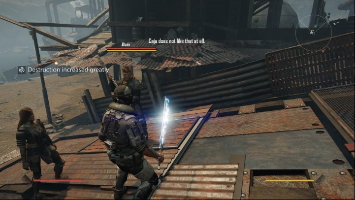 After talking to Vicky, the location of Blade will be marked on your map - Elex 2: Protection Money Problems (Ateris) - walkthrough - Ateris (Missions in the Crater) - Elex 2 Guide