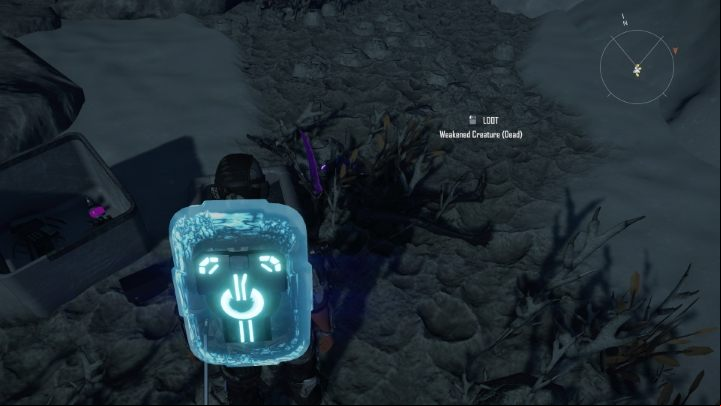 After defeating the creatures from the quest, search their bodies for samples - Elex 2: Coras Expedition Bana (Ignadon) - walkthrough - Ignadon (Missions in the Depository) - Elex 2 Guide