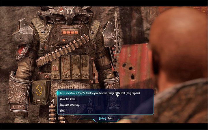 Give Big Jim a drugged drink - Elex: Arena / Drug Big Jim - Walkthrough - Tavar - Elex Game Guide