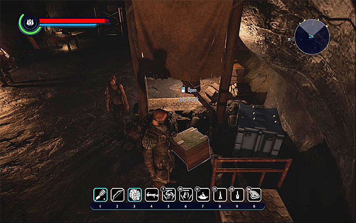 Job Trunk chest – here, you can take new missions from the Claws - Elex: On Behalf of the Claws - Walkthrough - Abessa - Elex Game Guide