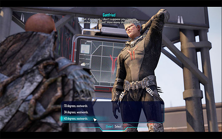 This is a very simple quest that activates when you speak with Gottfried on top of the rooftop of the main building in Domed City - Elex: Minor quests in Domed City - Walkthrough - Abessa - Elex Game Guide