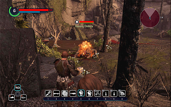 You can easily weaken the Chimeras with distance attacks - Elex: Minor quests in Ignadon - Walkthrough - Ignadon - Elex Game Guide