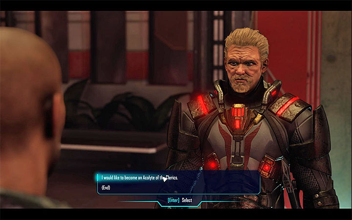 Reinhold is the person that recruits new people to the Clerics faction - Elex: ing the Clerics faction (High-tech Allies) - Walkthrough - The Clerics - Elex Game Guide