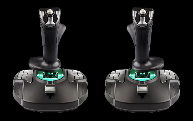 Using two joysticks may sound exotic, but the new era of flying simulators using the Newtons dynamics makes this way of controlling more popular - Two Joysticks - Controls - Elite: Dangerous - Game Guide and Walkthrough
