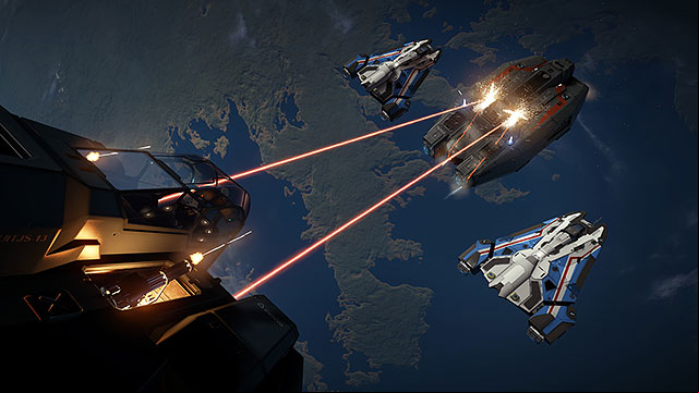 The trade, exploration, mining may be interesting activities, but sooner or later you will feel the urge to draw your weapons and shoot some rebels (or the righteous ones) - Fight and Weaponry - Elite: Dangerous - Game Guide and Walkthrough