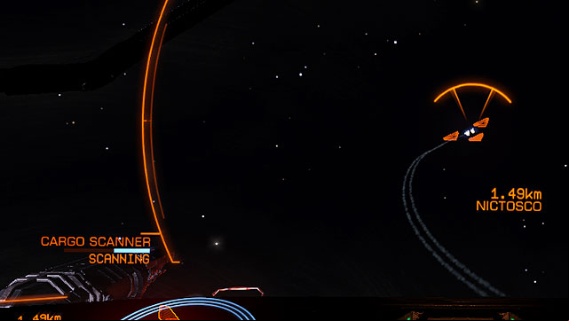 The most essential device you will have to obtain is the cargo scanner - Professions - Earning your first money - Elite: Dangerous - Game Guide and Walkthrough