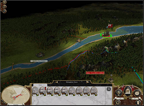 Leave some three regiments of cheap infantry in Louisbourg - Campaign Guide - Road to Independence - Act II - Road to independence - Empire: Total War - Game Guide and Walkthrough