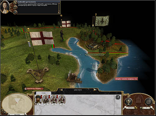 After you will conquer it the next region on the north will be unlocked - Campaign Guide - Road to Independence - Act I - Road to independence - Empire: Total War - Game Guide and Walkthrough