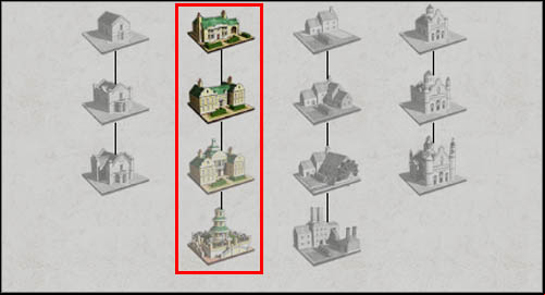 If you want to recruit rakes create one of the buildings marked with red. - Game Mechanics - Secret Service - Rakes - Secret Service - Empire: Total War - Game Guide and Walkthrough