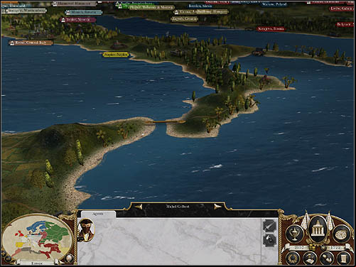 You can attack some water crossings too. - Game Mechanics - Campaign Map - Fleets - Campaign Map - Empire: Total War - Game Guide and Walkthrough