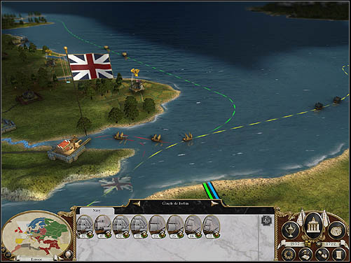 1 - Game Mechanics - Campaign Map - Fleets - Campaign Map - Empire: Total War - Game Guide and Walkthrough