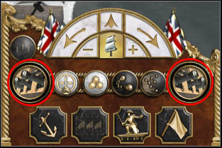 During that time your ship cannot shoot - Game Mechanics - Naval Battles - Side volley - Naval Battles - Empire: Total War - Game Guide and Walkthrough