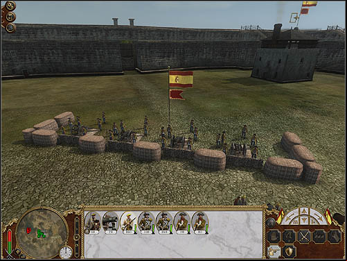In many cases, initial arrangement of your troops is very relevant (they standing close to the enemy) - Game Mechanics - Sieges from the defender perspective - Sieges - Empire: Total War - Game Guide and Walkthrough